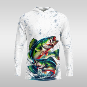 Hooded Fishing Shirt - Epic Bass