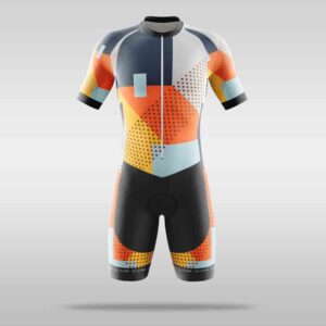 Abstract color block Trisuit