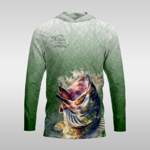 Hooded Fishing Shirt - Dynamic Greens