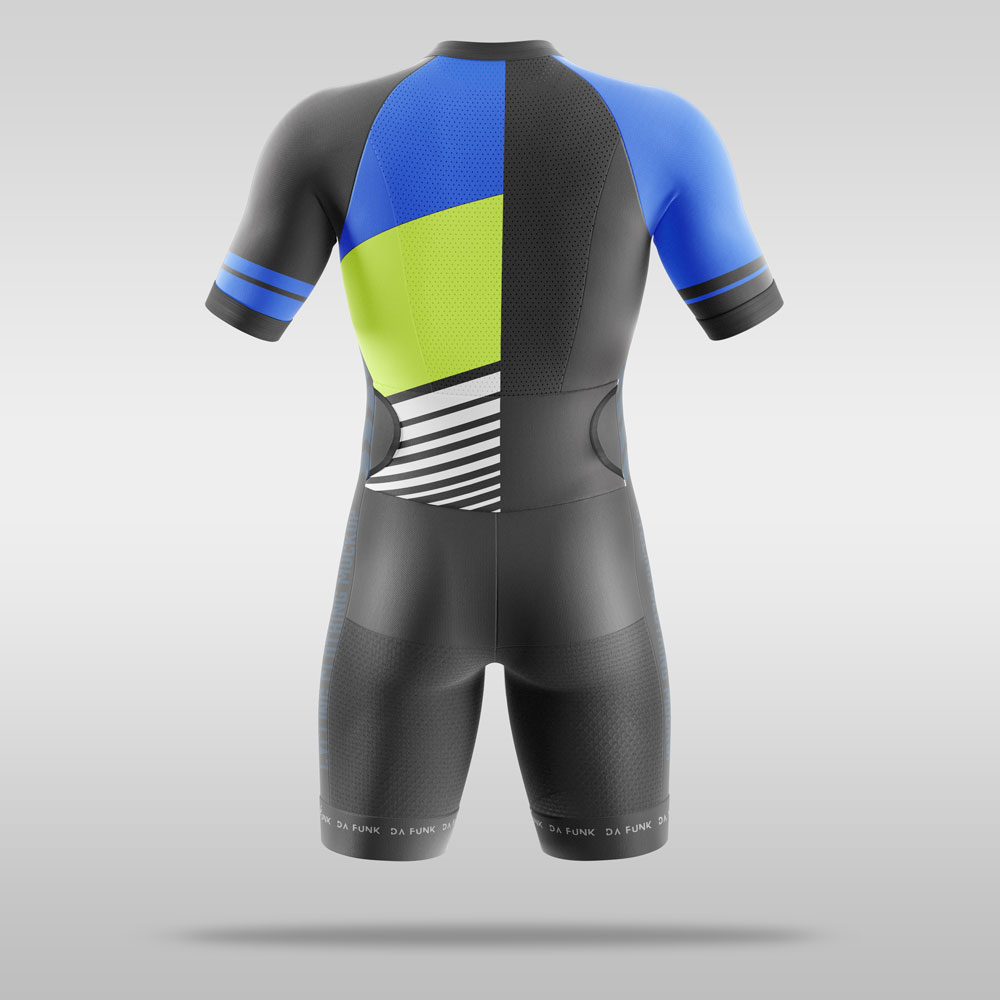 Lime and Blue Trisuit - Image 2