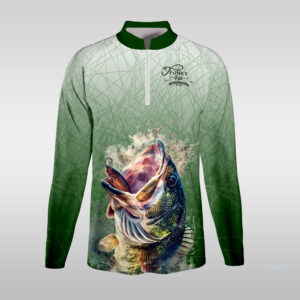 Mandarin Collar Fishing Shirt - Dynamic Greens
