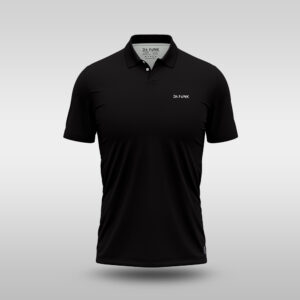 Mens Plain Golfer - Black