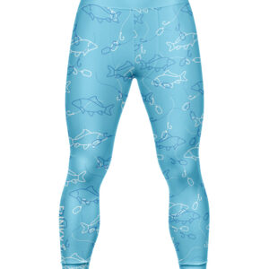 Blue Mens Leggings