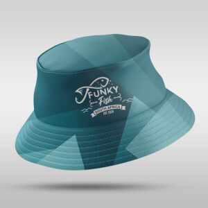 Fully Sublimated Bucket Hat - Emerald Abstract