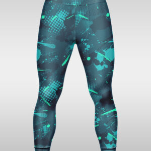 Explosive Greens Mens Leggings