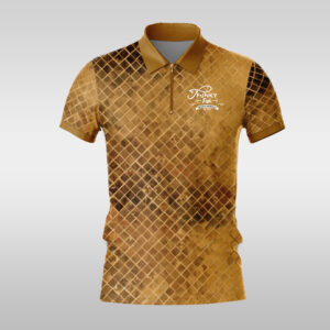 Zipped Golfer - Gold Mesh
