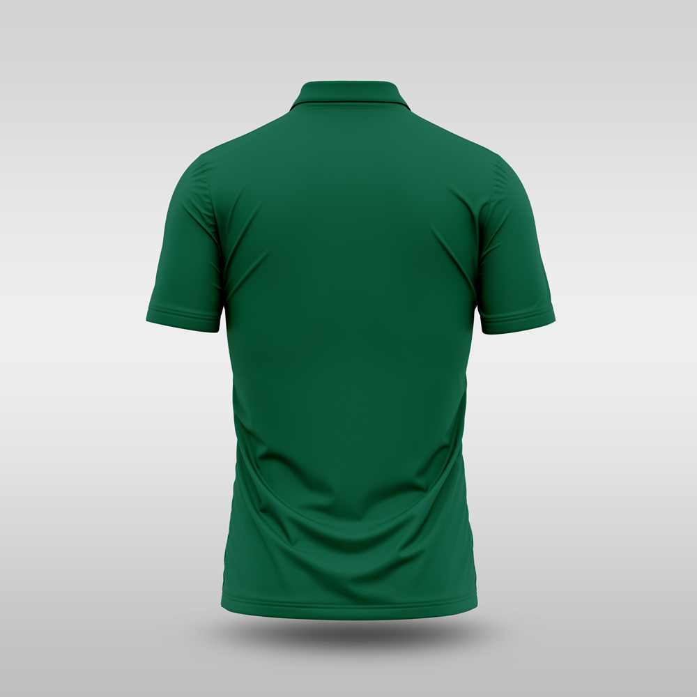 Mens Plain Golfer - Green - Image 2