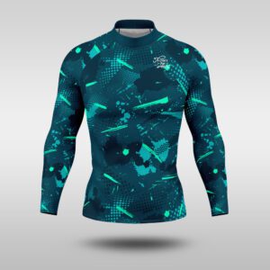 Performance Rash Guard - Explosive Greens