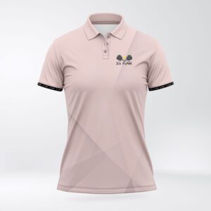 Ladies Light Pink Padel Supreme Polo