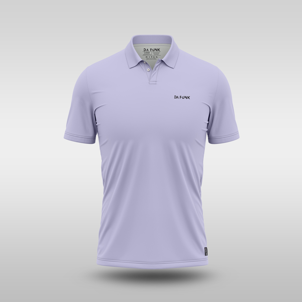 Mens Plain Golfer - Lilac