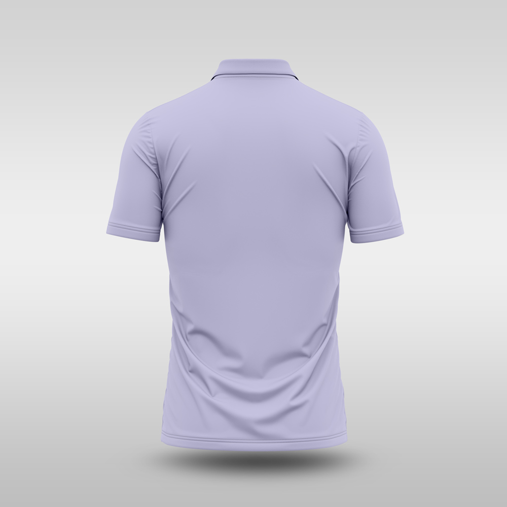 Mens Plain Golfer - Lilac - Image 2