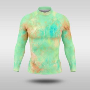 Performance Rash Guard - Mint Brush