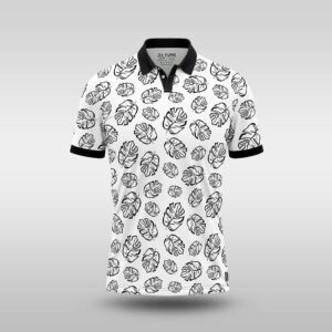 Mens Monochrome Golfer - Mono-Monstera