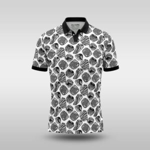 Mens Monochrome Golfer - Mono-Stones