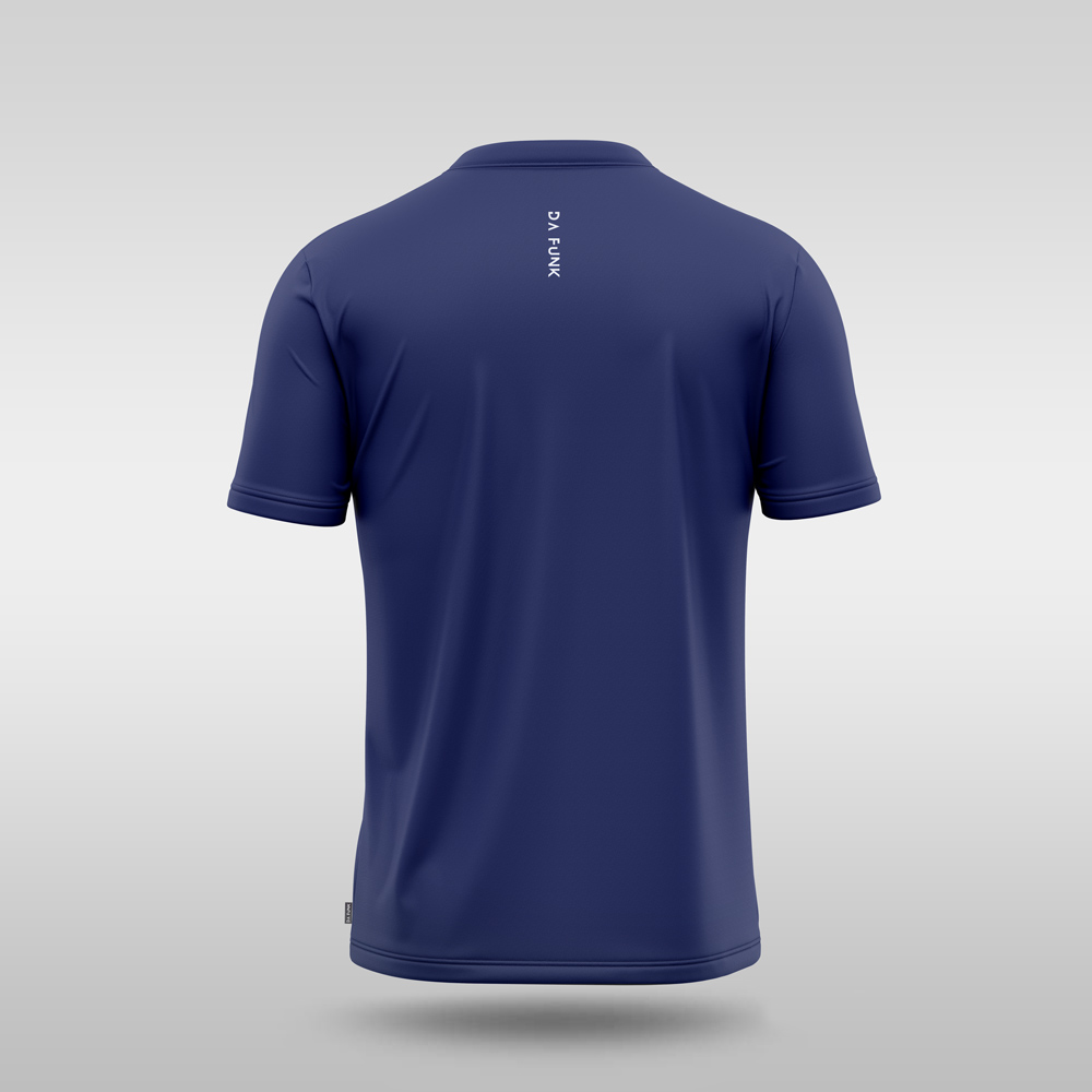 Mens Crew Neck Padel Pro T-Shirt - Navy - Image 2