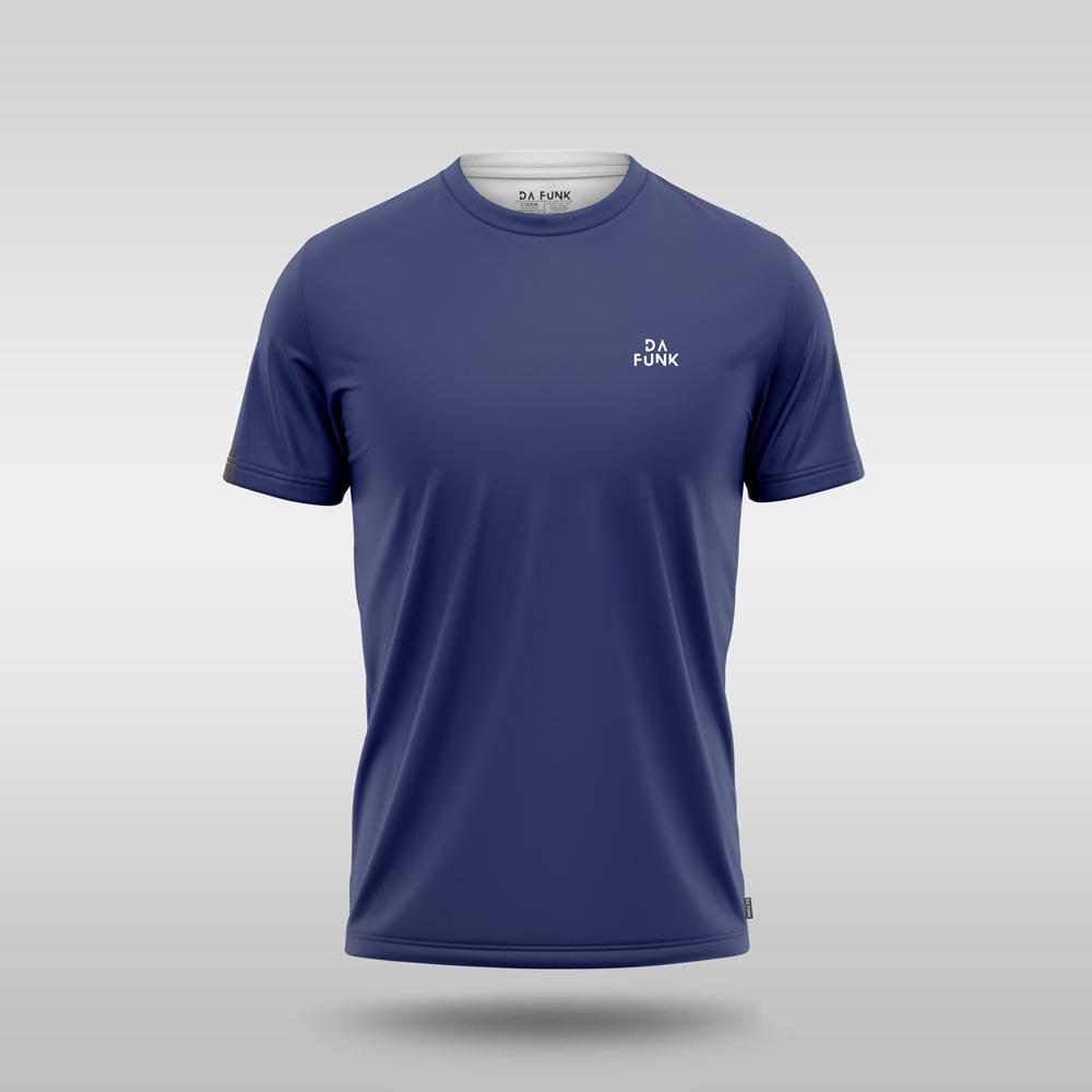Mens Crew Neck Padel Pro T-Shirt - Navy