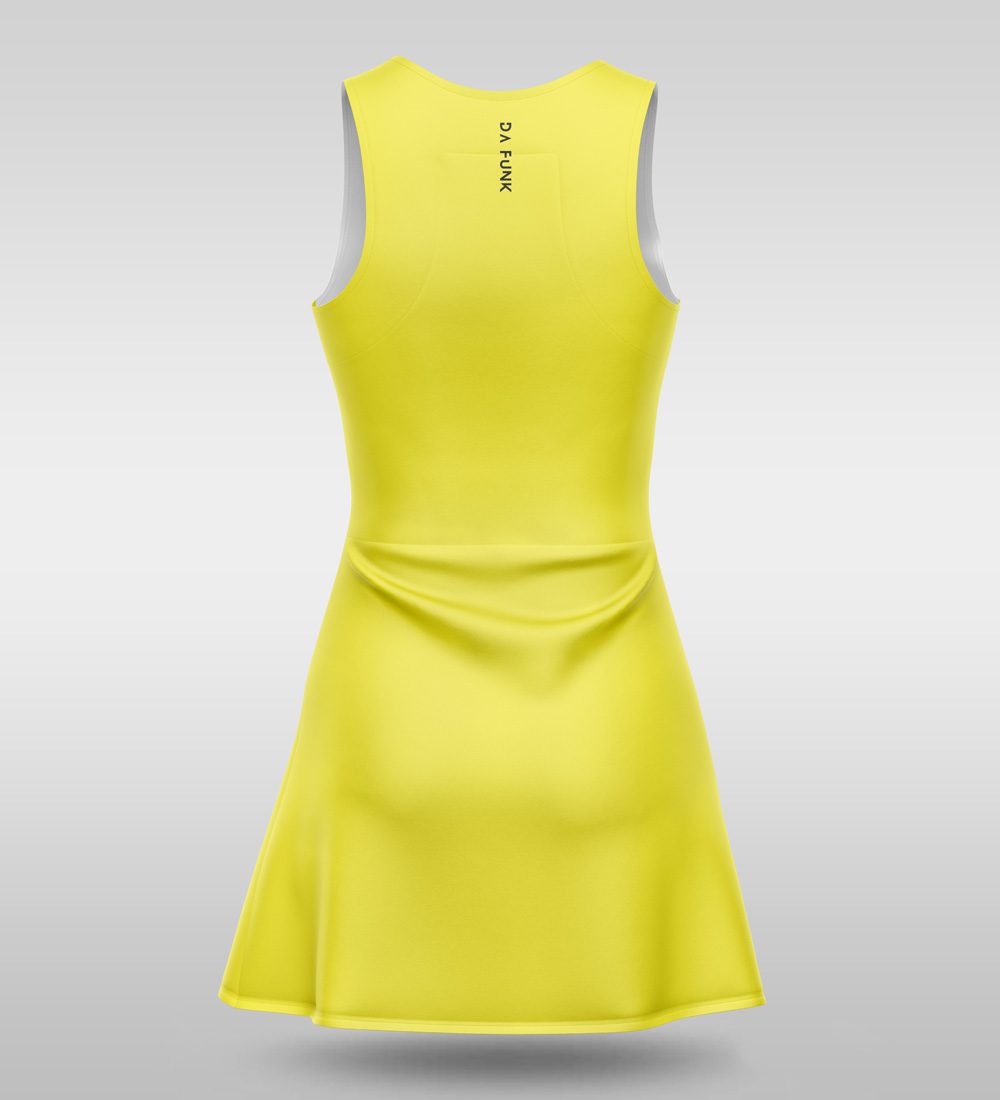Bright Yellow Padel Dress - Image 2
