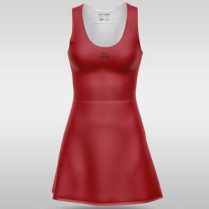 Bright Red Padel Dress