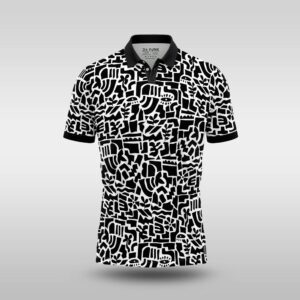 Mens Monochrome Golfer - Picto