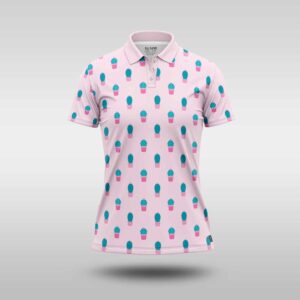 Ladies Premium Golfer - Pink Cactus