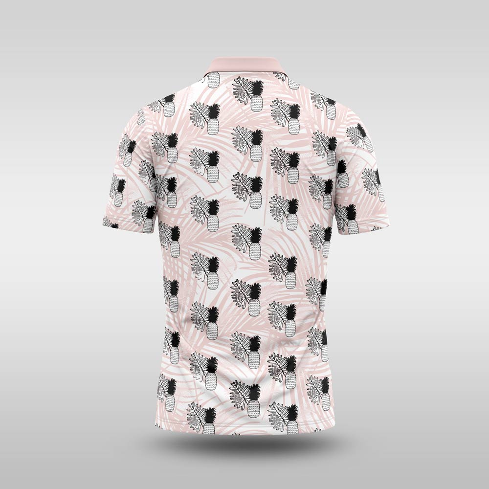 Mens Funky Golfer - Pink Pineapple - Image 2