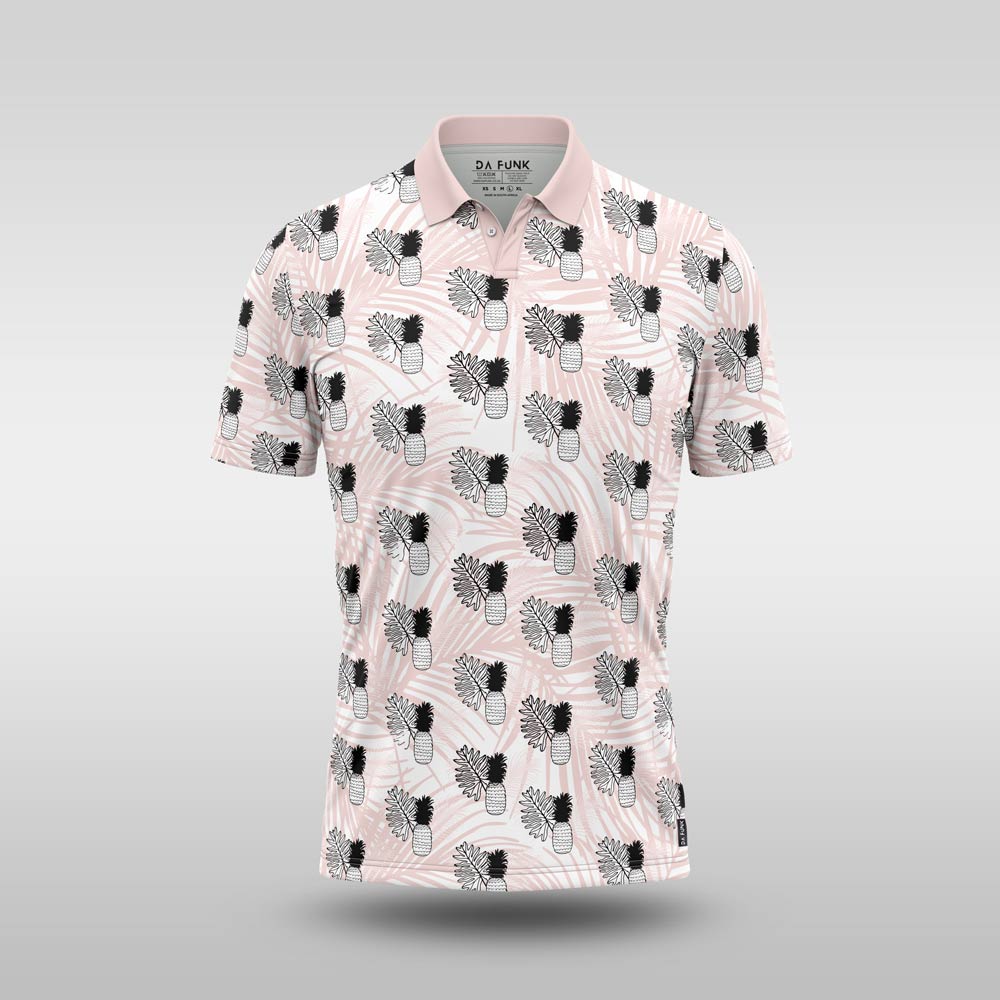 Mens Funky Golfer - Pink Pineapple