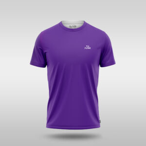 Mens Crew Neck Padel Pro T-Shirt - Purple