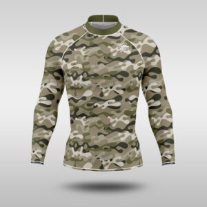 Performance Rash Guard - Sand Camo