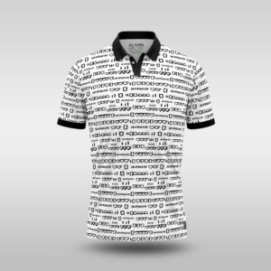 Mens Monochrome Golfer - The Code