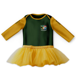 Custom Rugby Baby Supporter with Tutu