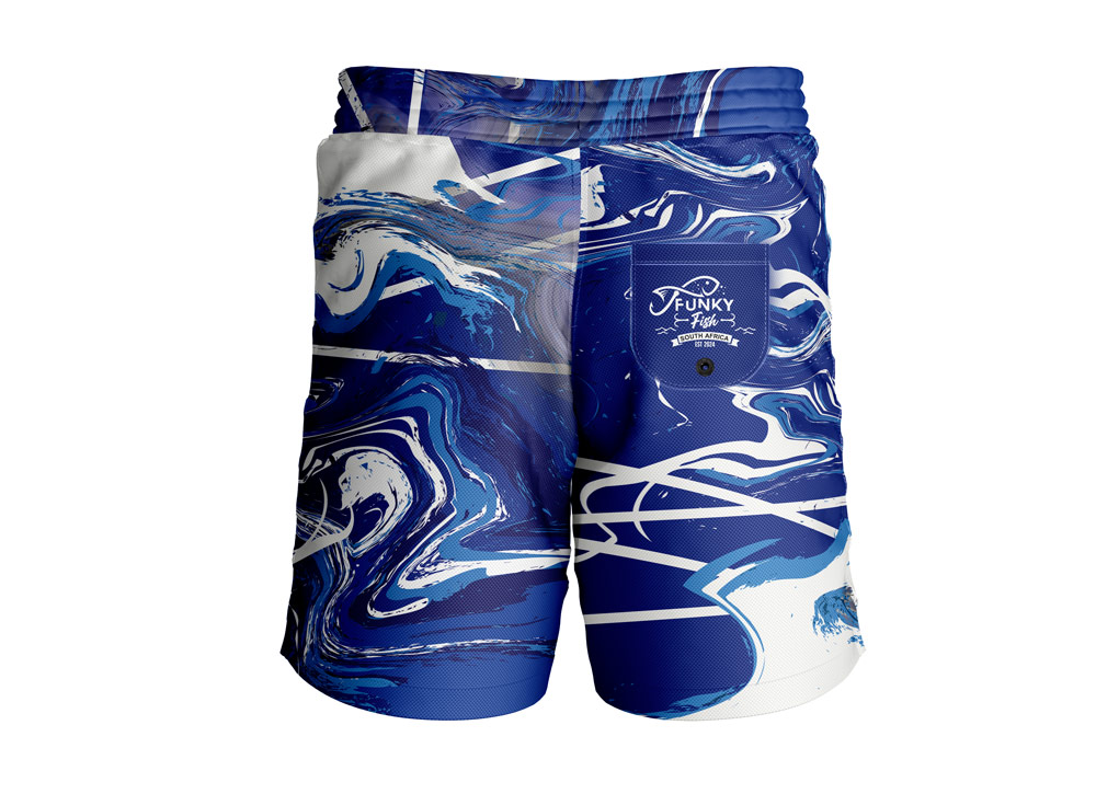 Boardshorts - Blue Swirl - Image 2