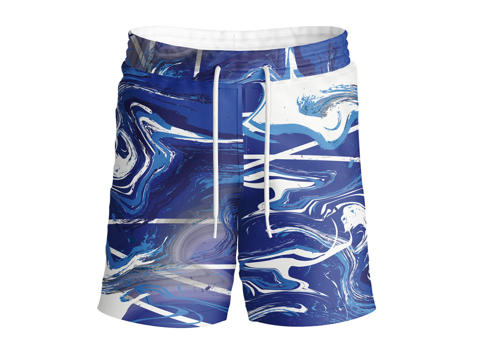 Boardshorts - Blue Swirl