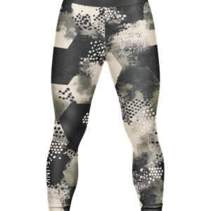 Black Camo Mens Leggings