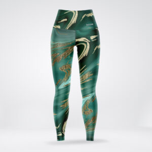 Green Marble Leggings