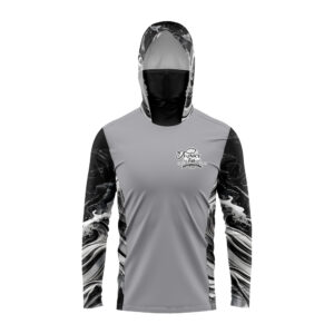 Buff Shirt - Grey Waves