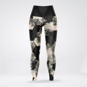 Ladies Leggings – Black Camo