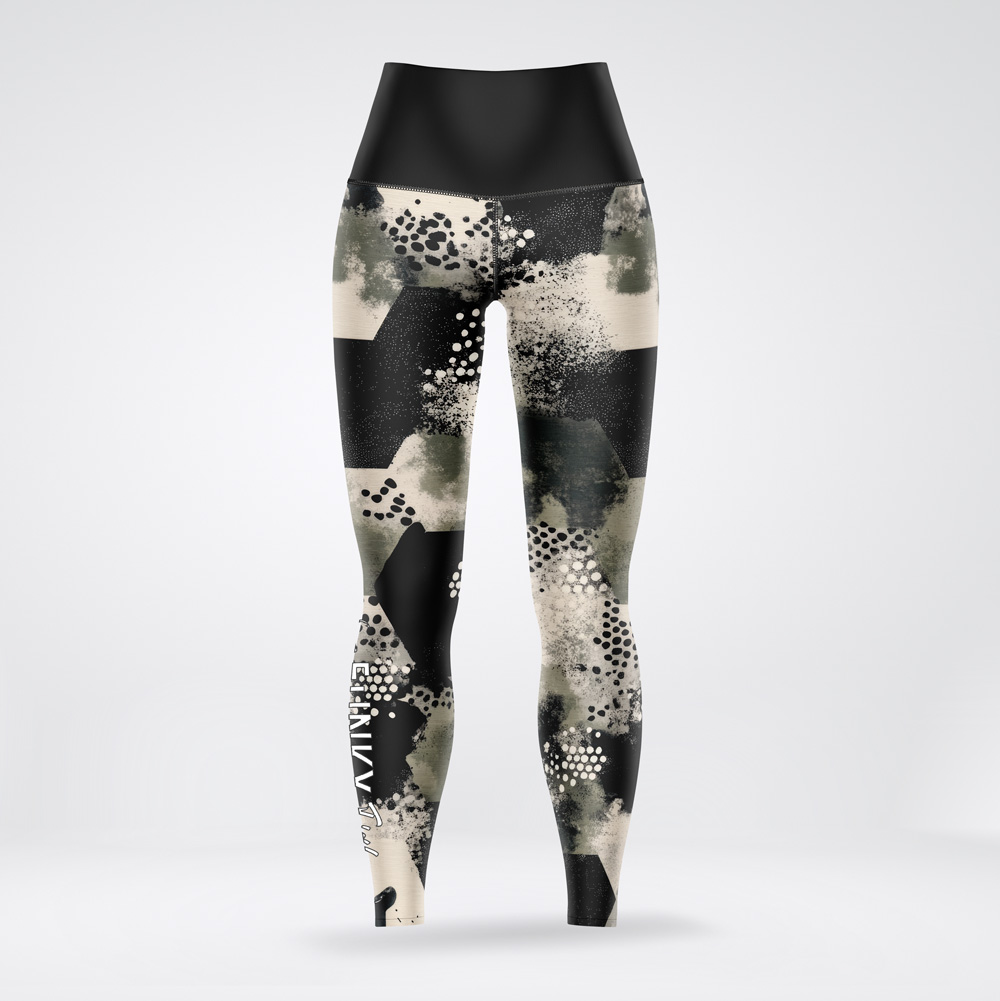 Ladies Leggings – Black Camo