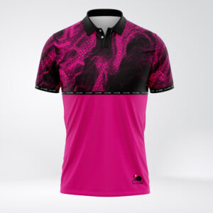 Men’s Aqua Hot Pink Padel Golfer